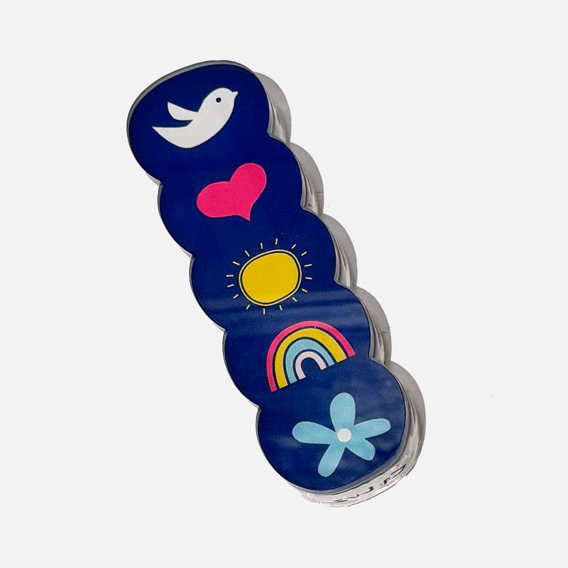 Blue Acrylic Mezuzah - Petroff Gallery - Judaica