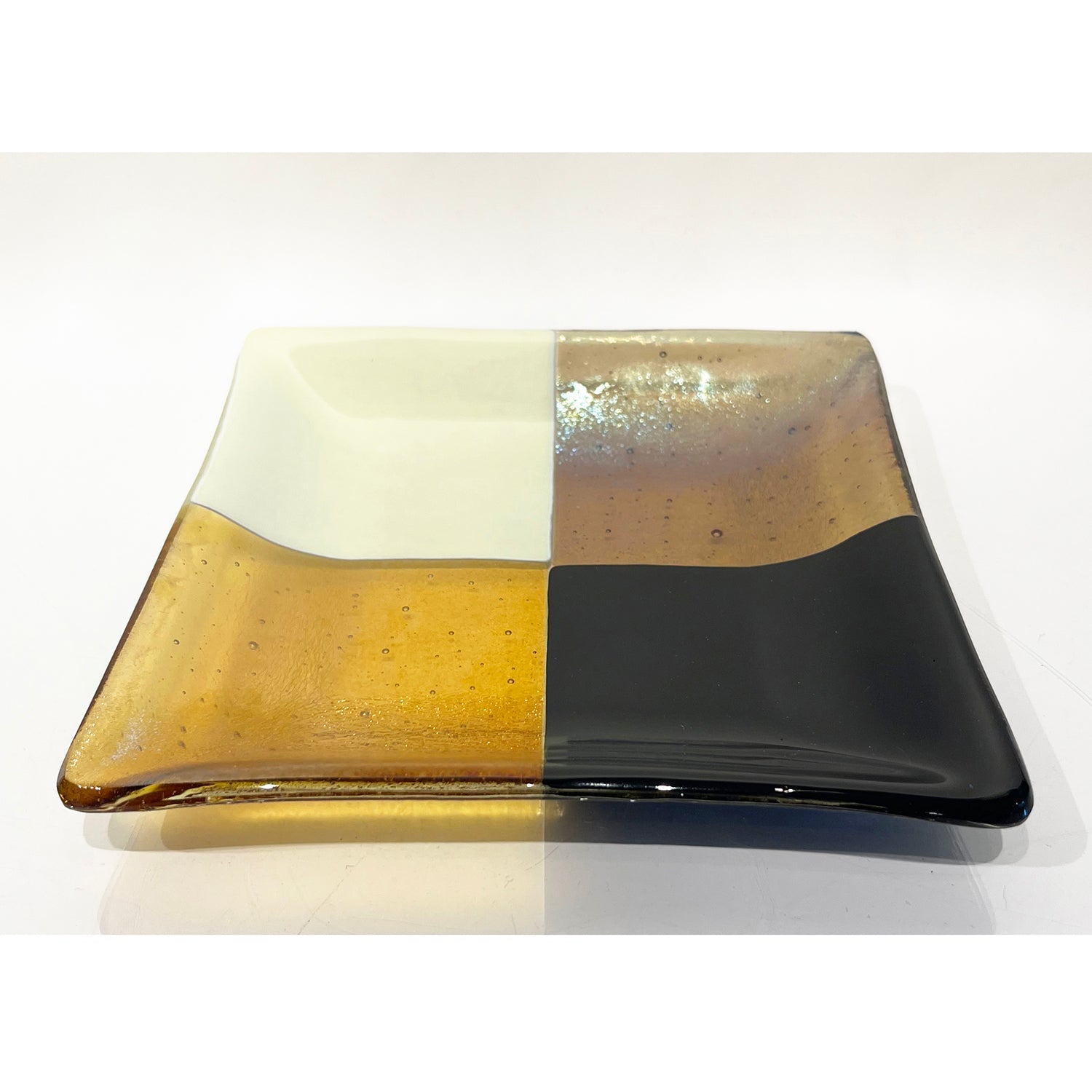 7" Quadro Plate - Petroff Gallery - Glass Art
