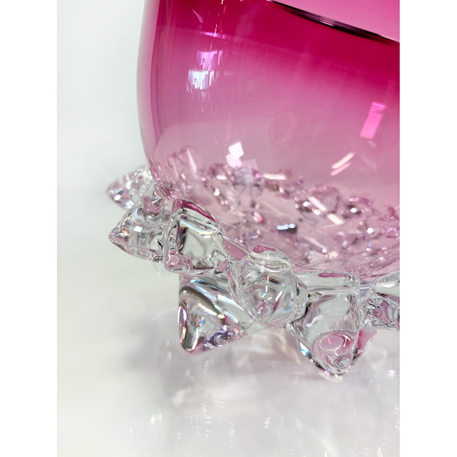 7" Thorn Vessel Pink Ruby - Petroff Gallery -  - 