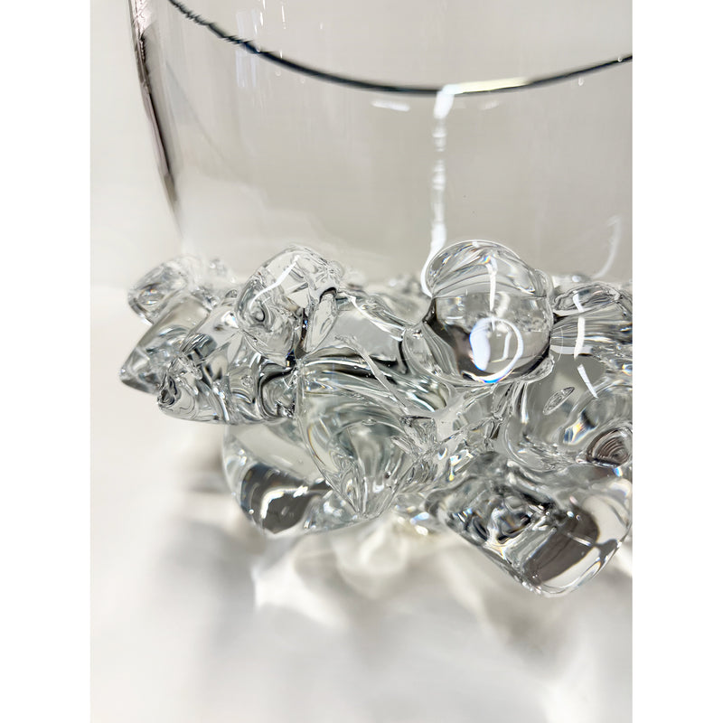 Andrew Madvin - 9" Thorn Vessel Crystal Clear