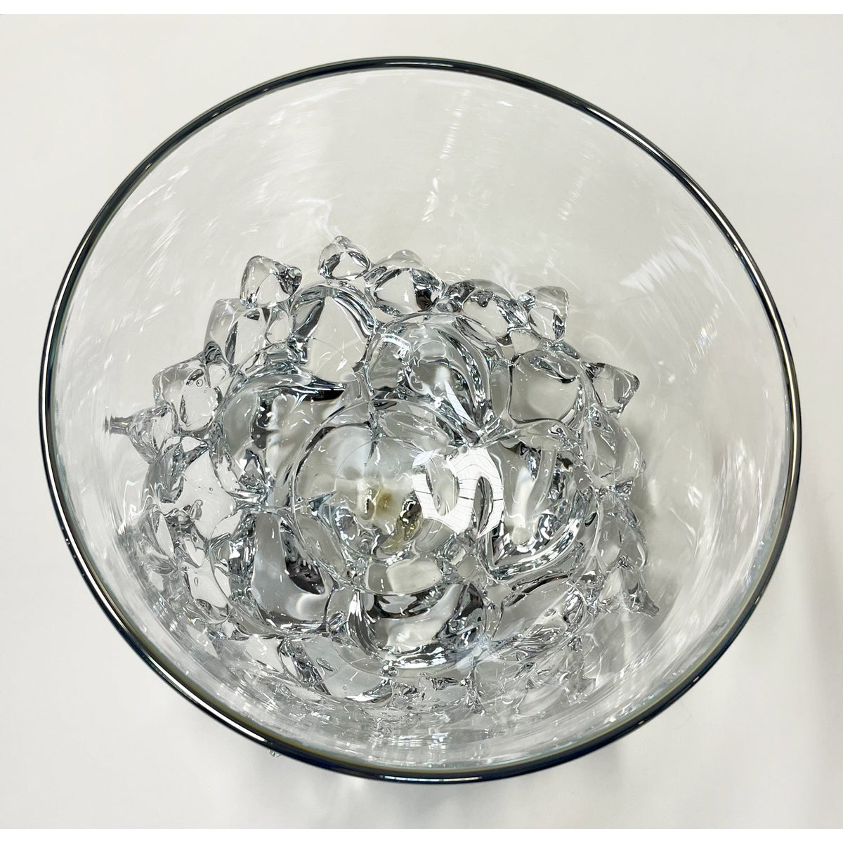 9" Thorn Vessel Crystal Clear - Petroff Gallery -  - Andrew Madvin - 9" Thorn Vessel Crystal Clear