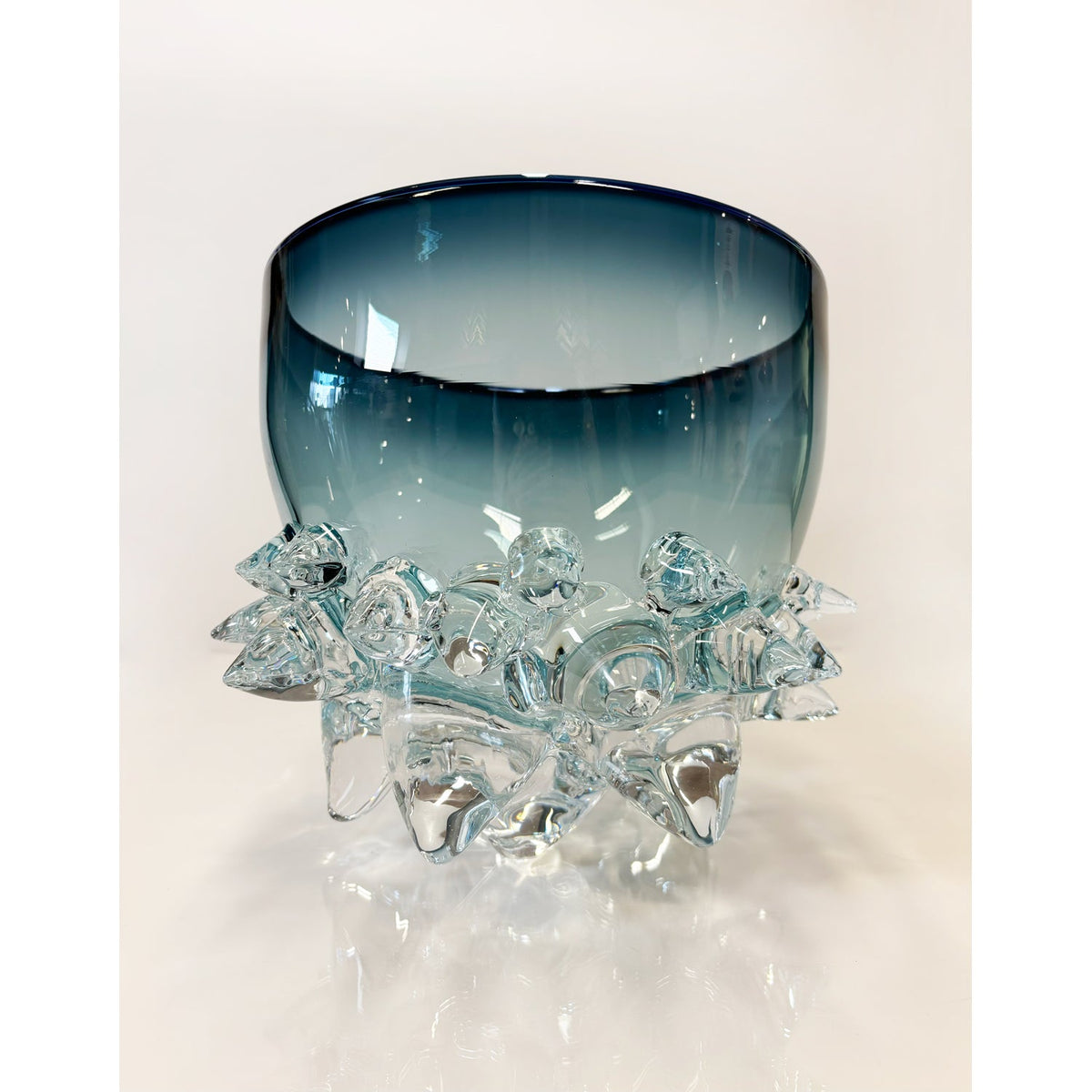 9" Thorn Vessel Steel Blue - Petroff Gallery -  - Andrew Madvin - 9" Steel Blue Thorn Vessel