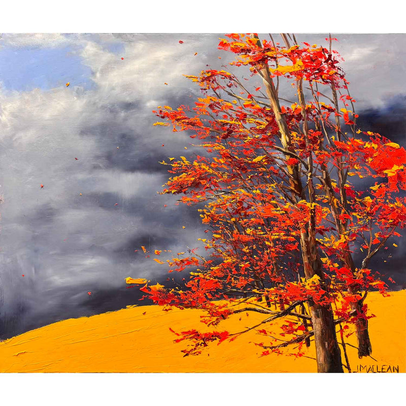 A Brisk Wind 30" x 36" - Petroff Gallery - Painting