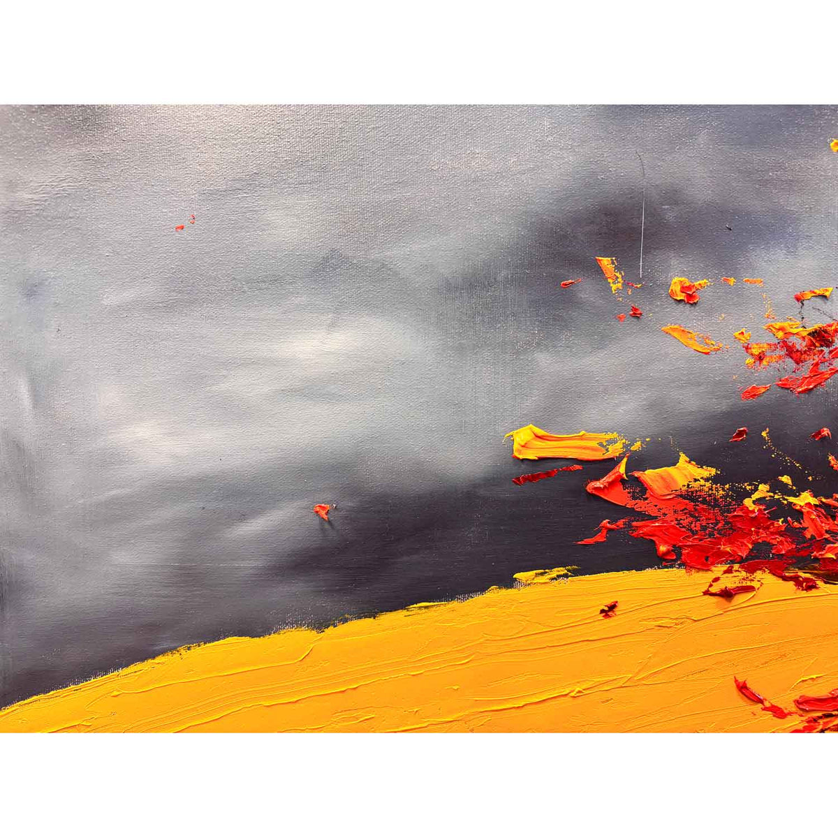 A Brisk Wind 30" x 36" - Petroff Gallery - Painting
