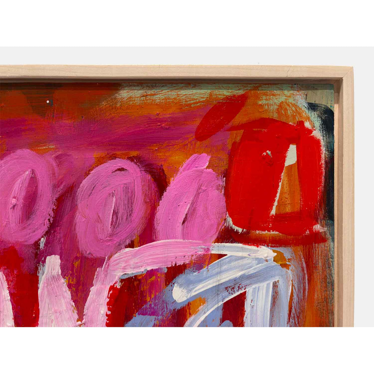 The Colour Had Other Ideas 13" x 13" detail 2 - Petroff Gallery - Painting