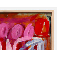 The Colour Had Other Ideas 13" x 13" detail 2 - Petroff Gallery - Painting