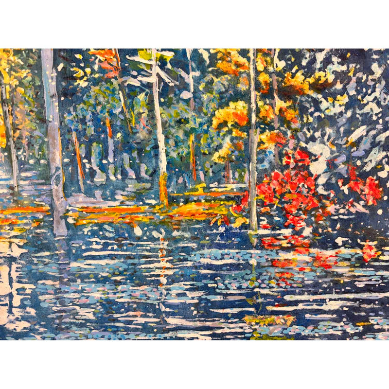 A New Morning Dan Lake 24" x 24" - Petroff Gallery - Painting