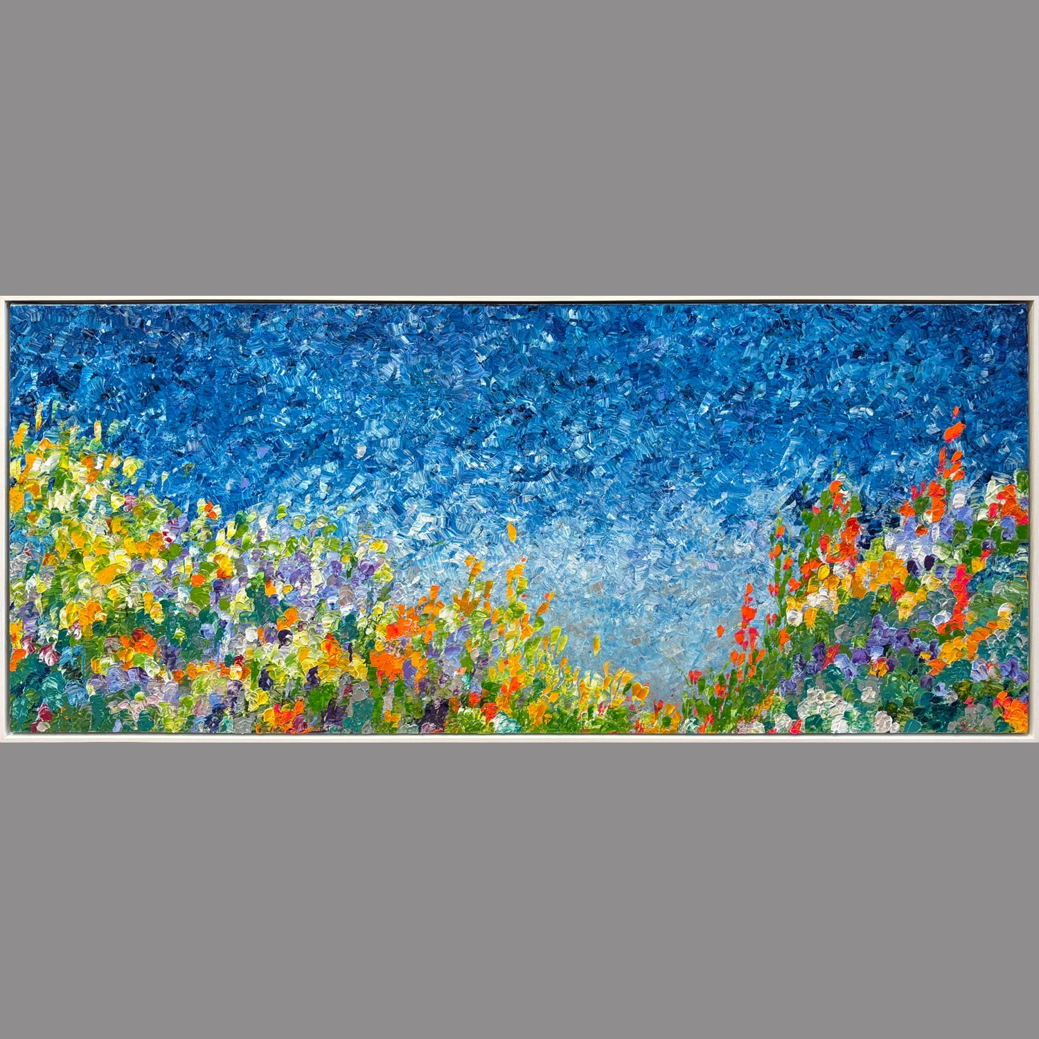 A Perfect Summer Day 30" x 72" - Petroff Gallery - Painting