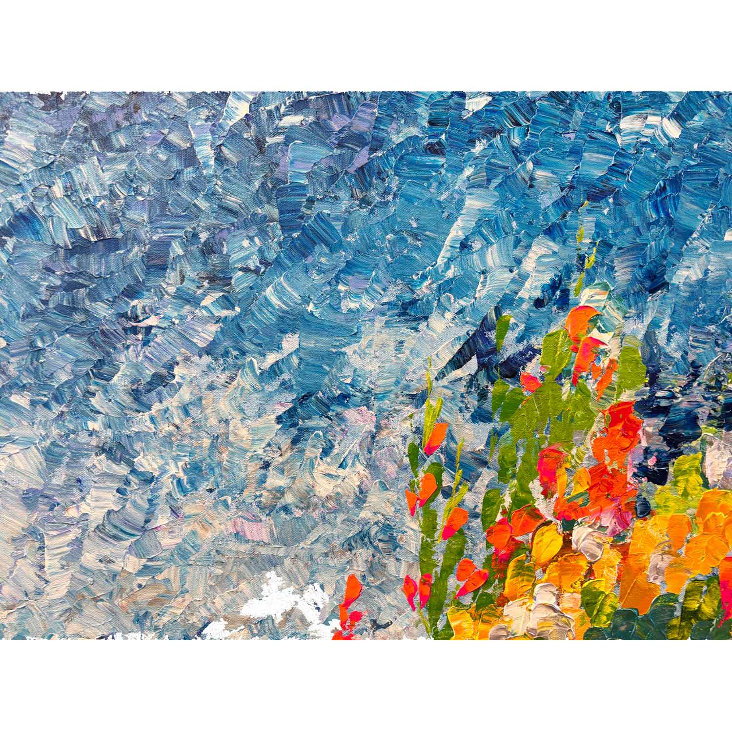 A Perfect Summer Day 30" x 72" - Petroff Gallery - Painting