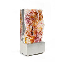 Pink and Gold Tower - Petroff Gallery -Glass Art