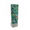 Green and Blue Tower with Copper 2 - Petroff Gallery - Glass Art