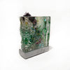 Green with Copper and Copper Mesh - Petroff Gallery - Glass Art