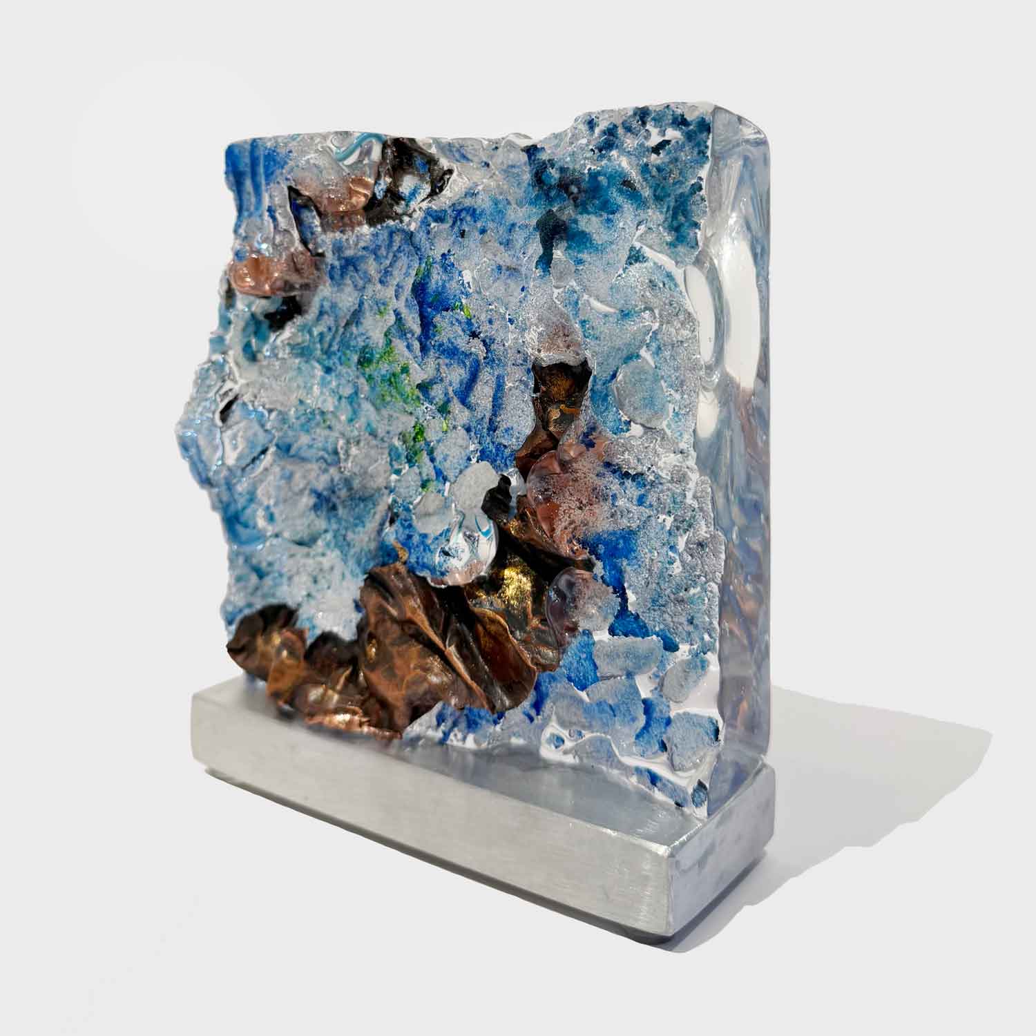 Aquascape with Lens - Petroff Gallery - Glass Art