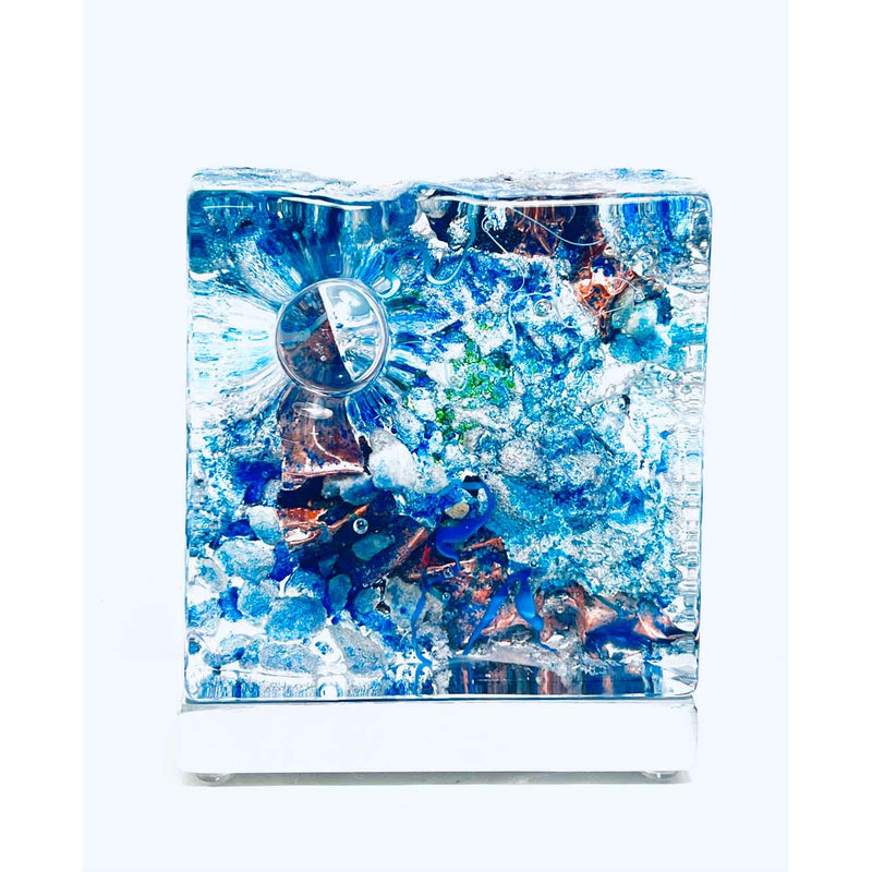 Aquascape with Lens  - Petroff Gallery - Glass art