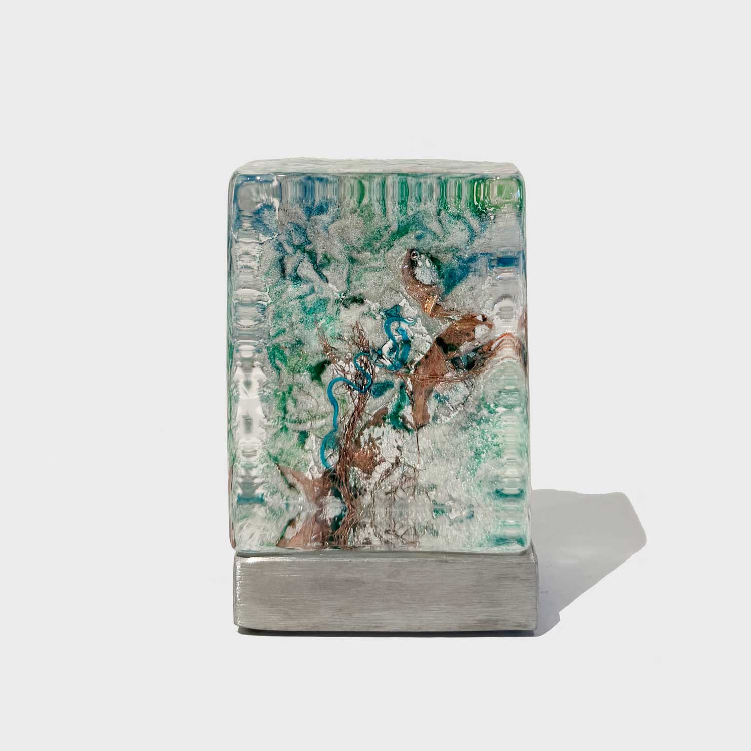 Aquascape with Foil - Petroff Gallery - Glass Art