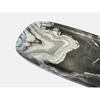 Small Oblong Tray Black 1 - Petroff Gallery - Tableware