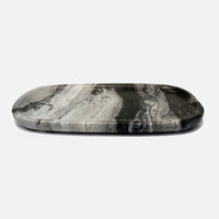 Small Oblong Tray Black 2 - Petroff Gallery - Tableware