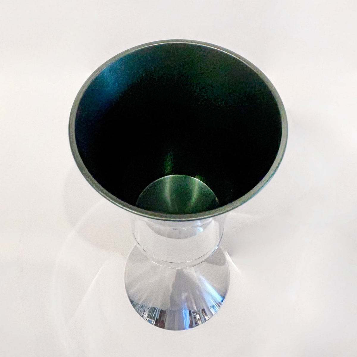Tall Modern Kiddush Cup - Petroff Gallery - Judaica