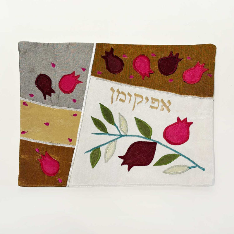 Afikoman Bag Pomegranates - Petroff Gallery - Judaica