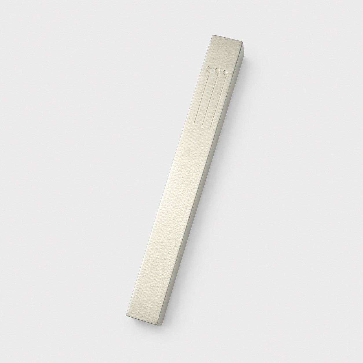 Notes Mezuzah Silver - Petroff Gallery - Judaica