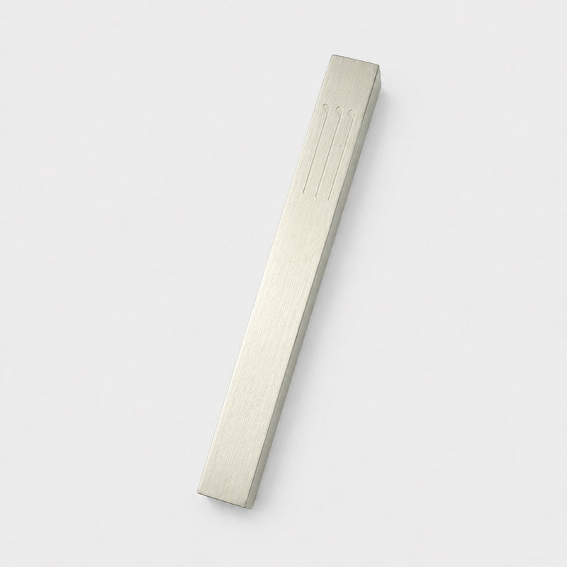 Notes Mezuzah Silver - Petroff Gallery - Judaica