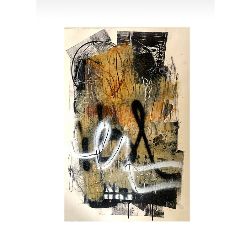 Abstract 2 23" x 15" - Petroff Gallery -  - Suzanne Metz - Abstract 2, 23" x 15"