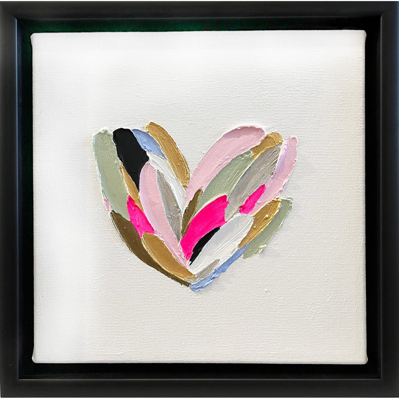 Abstract Heart Study 2 10" x 10" - Petroff Gallery -  - Amey Lai - Abstract Heart Study 2, 10" x 10"