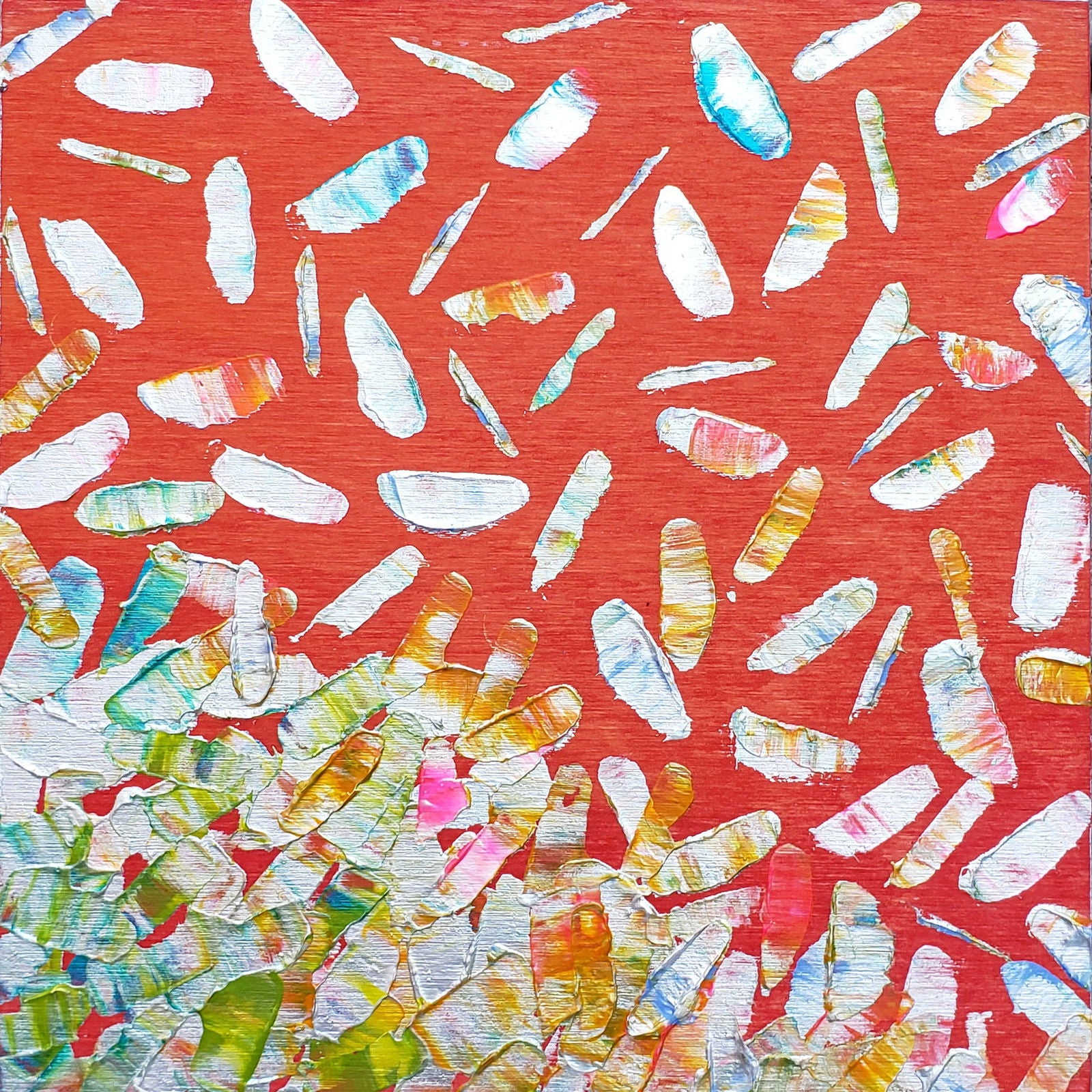 Across a Red Sky 6" x 6" - Petroff Gallery -  - 