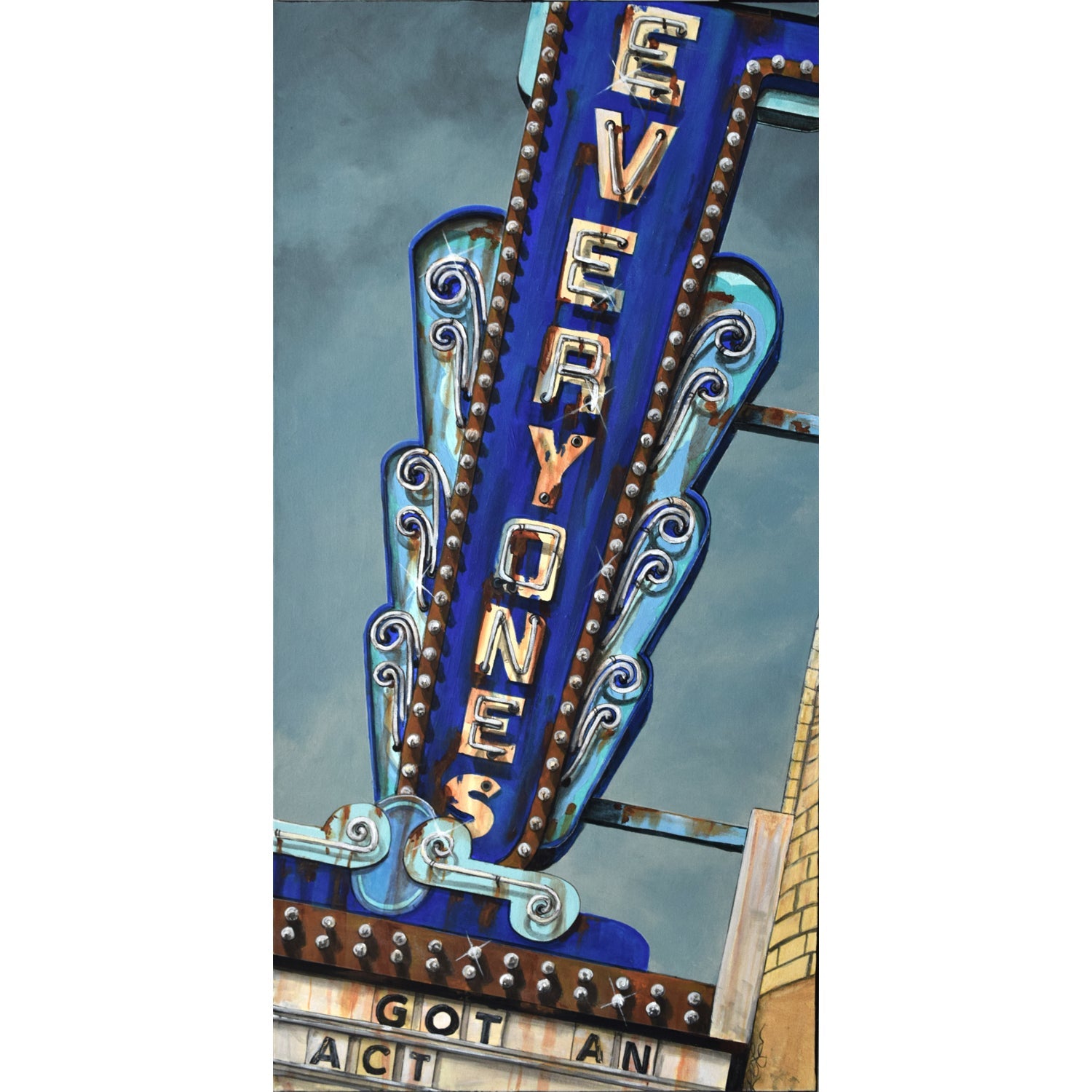Act 36" x 18" - Petroff Gallery -  - Rob Croxford - Act, 36" x 18"