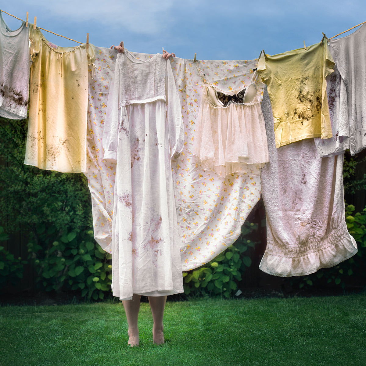 Airing Out My Dirty Laundry 9.5" x 9.5" - Petroff Gallery -  - 
