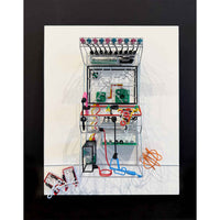 All Too Real 10" x 8" - Petroff Gallery - Mixed Media Art