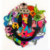All Smiles 32" - Petroff Gallery -  - Chris Solcz - All Smiles, 32" Diameter