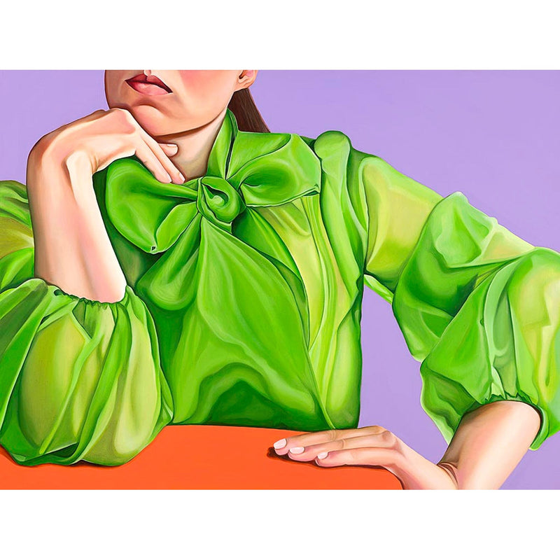 And Then My Life Changed 21.5" x 25.25" - Petroff Gallery -  - Celine Gabrielle - And Then My Life Changed, 21.5" x 25.25"