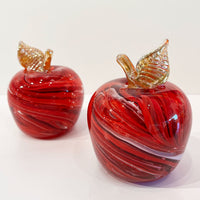 Apple with Gold - Petroff Gallery - Glass Art 