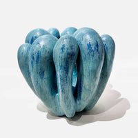 Aqua Form X - Petroff Gallery - Ceramic Art