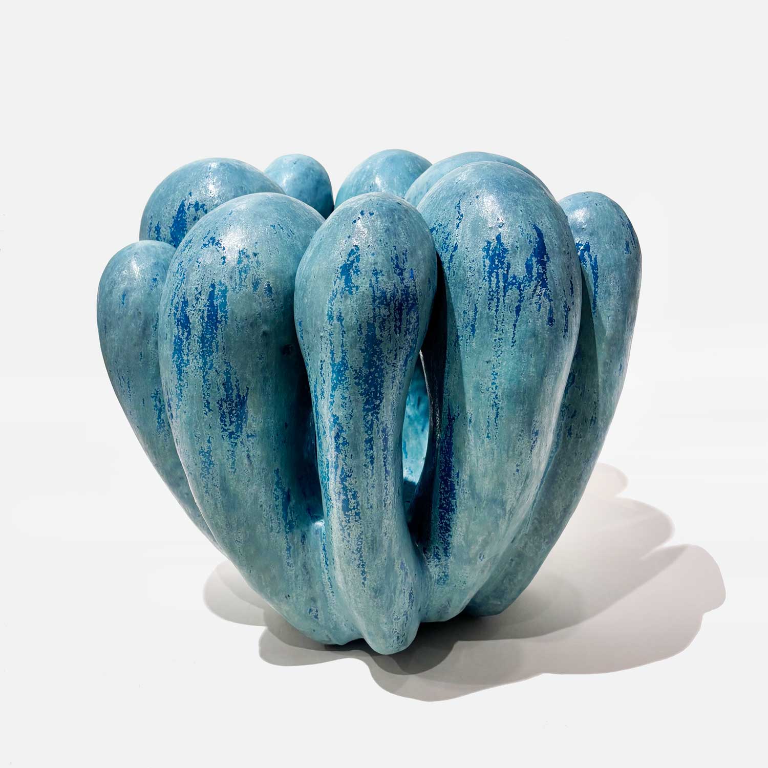 Aqua Form X - Petroff Gallery - Ceramic Art