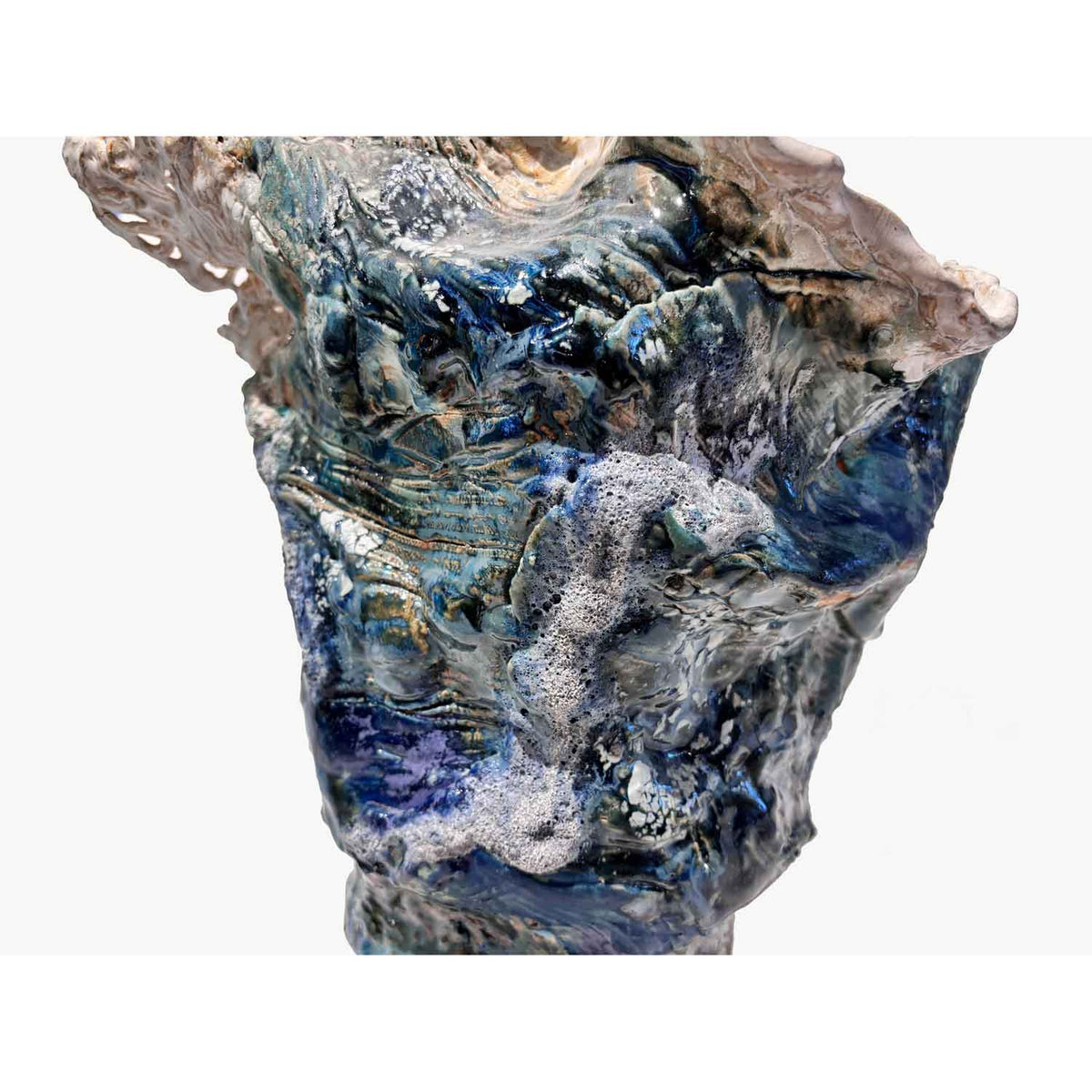 Aqua Froth - Petroff Gallery - Ceramic Art