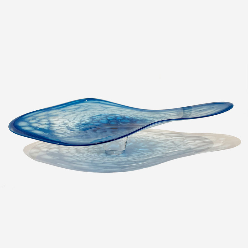Aquamarine Manta - Petroff Gallery - Glass Art