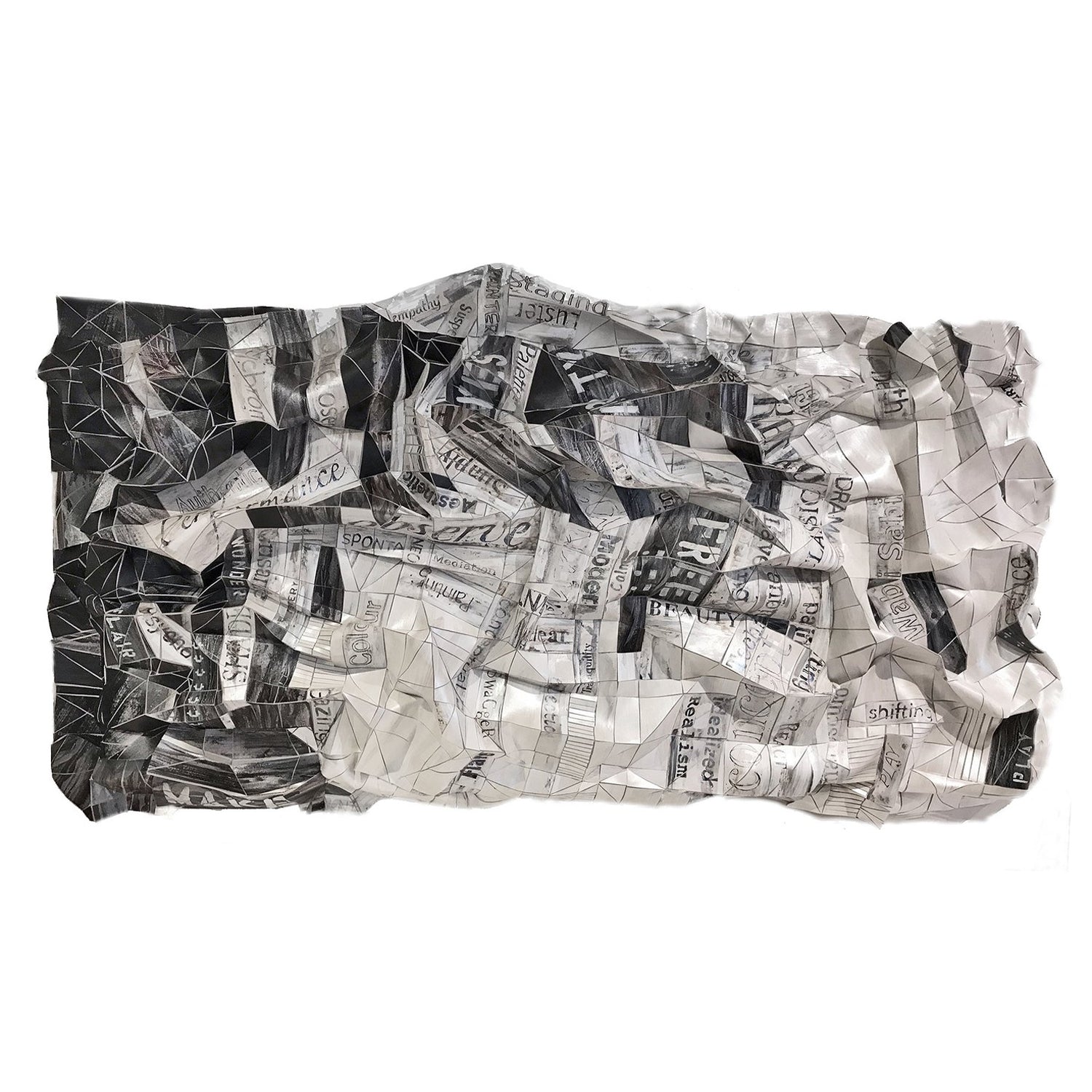 Art Speak 3  48" x 83" - Petroff Gallery -  - Annette Blady - Art Speak 3 83x48