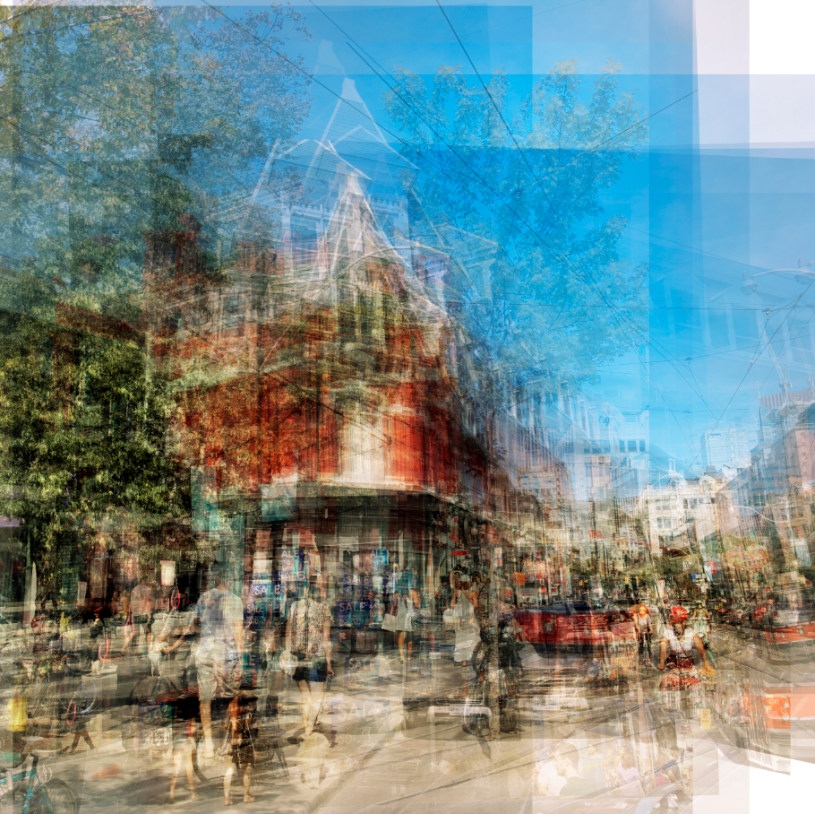 Aritzia on Queen  33" x 33" - Petroff Gallery - Chris Albert