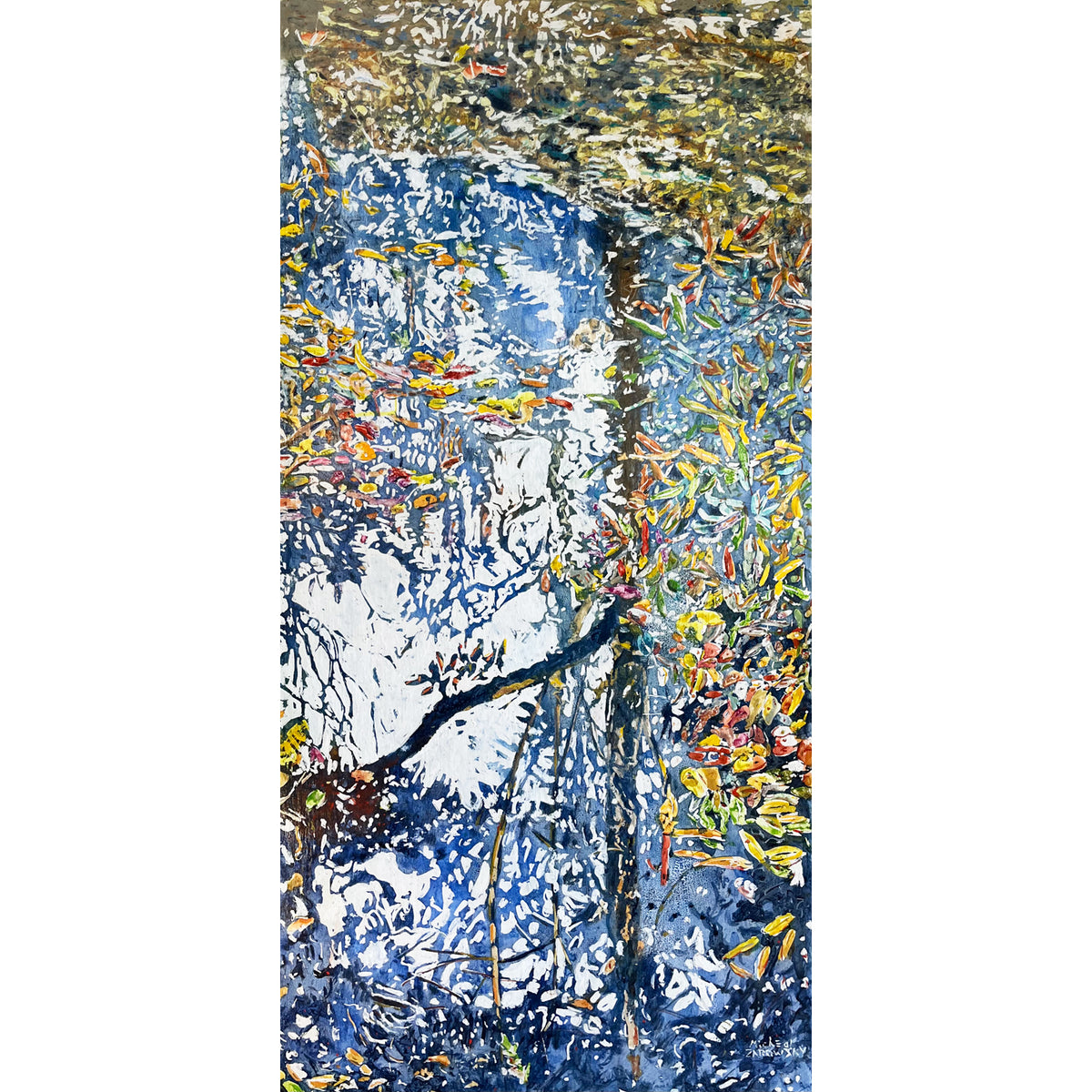 Micheal Zarowsky - Autumn Pond, 48" x 24"