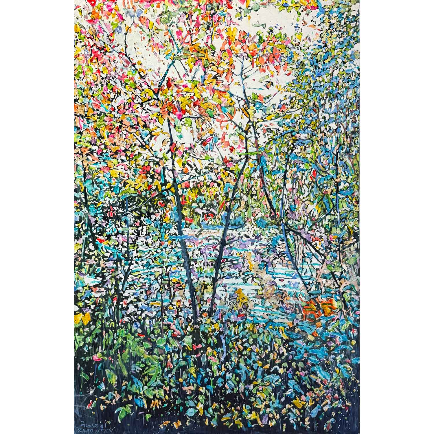 Autumn in Freefall 48" x 32" - Petroff Gallery - Painting
