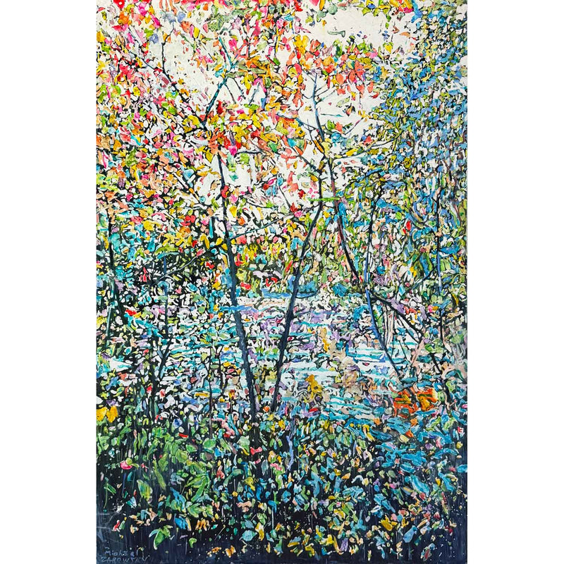 Autumn in Freefall 48" x 32" - Petroff Gallery - Painting