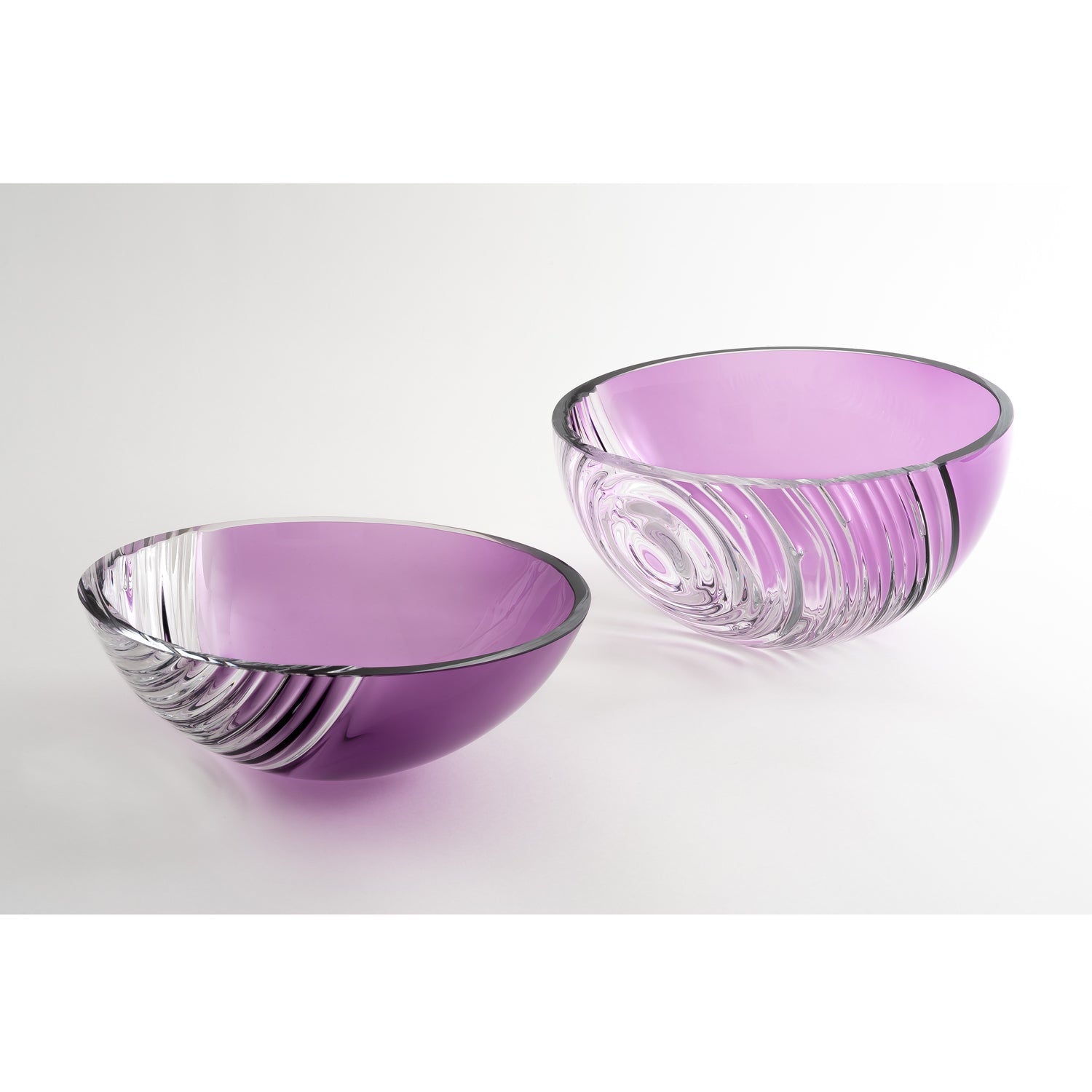Axis Bowl Amethyst - Petroff Gallery - Glass Art