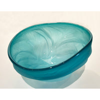 Brad Copping - Turquoise Undula Bowl, 6" x 9.5" x 8.5"