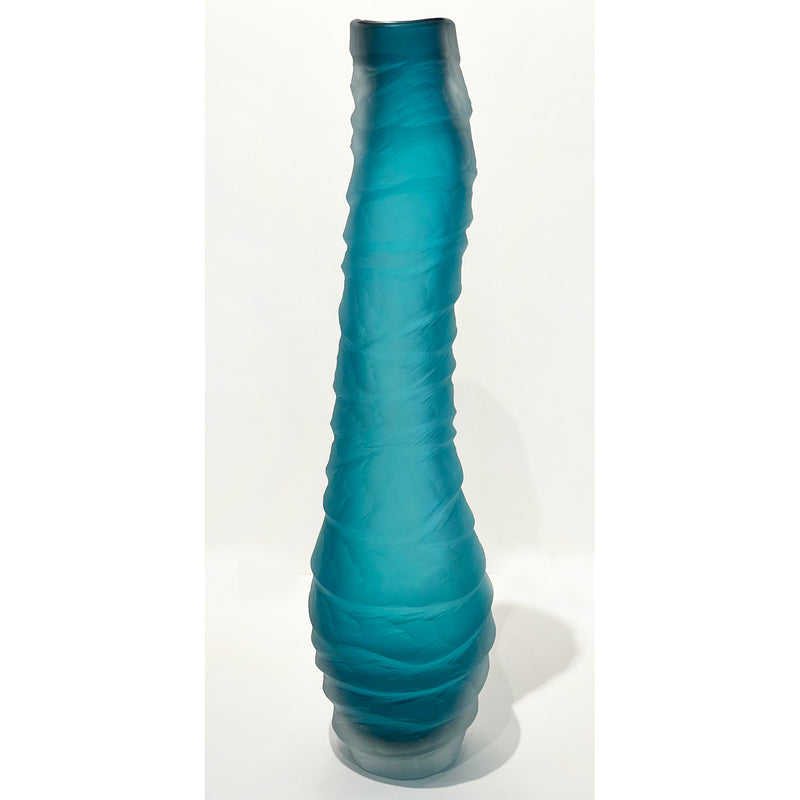 Brad Copping - Turquoise Undula, 18.5" x 5" x 5"