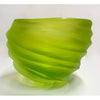 Brad Copping - Chartreuse Undula Bowl, 6.5" x 8.5" x 8.5"
