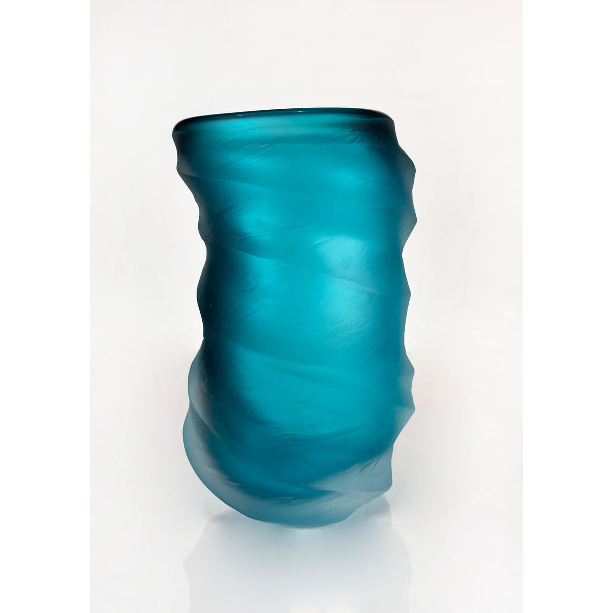 Teal Undula - Petroff Gallery - Glass Art