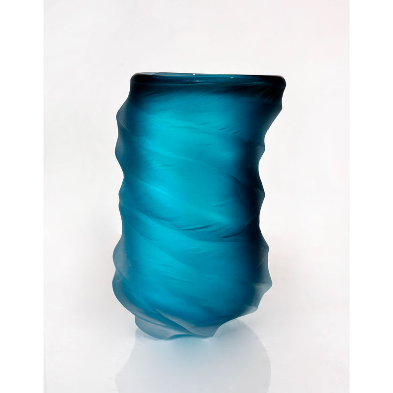 Teal Undula - Petroff Gallery - Glass Art
