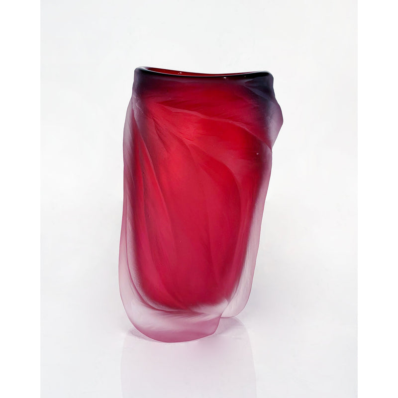 Gold Ruby Undula - Petroff Gallery - Glass Art